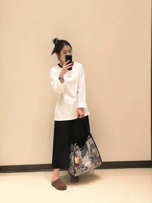 【高品质私服】【IC水柔棉针织布长袖T恤】柔软舒适  细腻光洁  质感垂坠G1698-CC【无标出货 介意慎拍】 商品图1