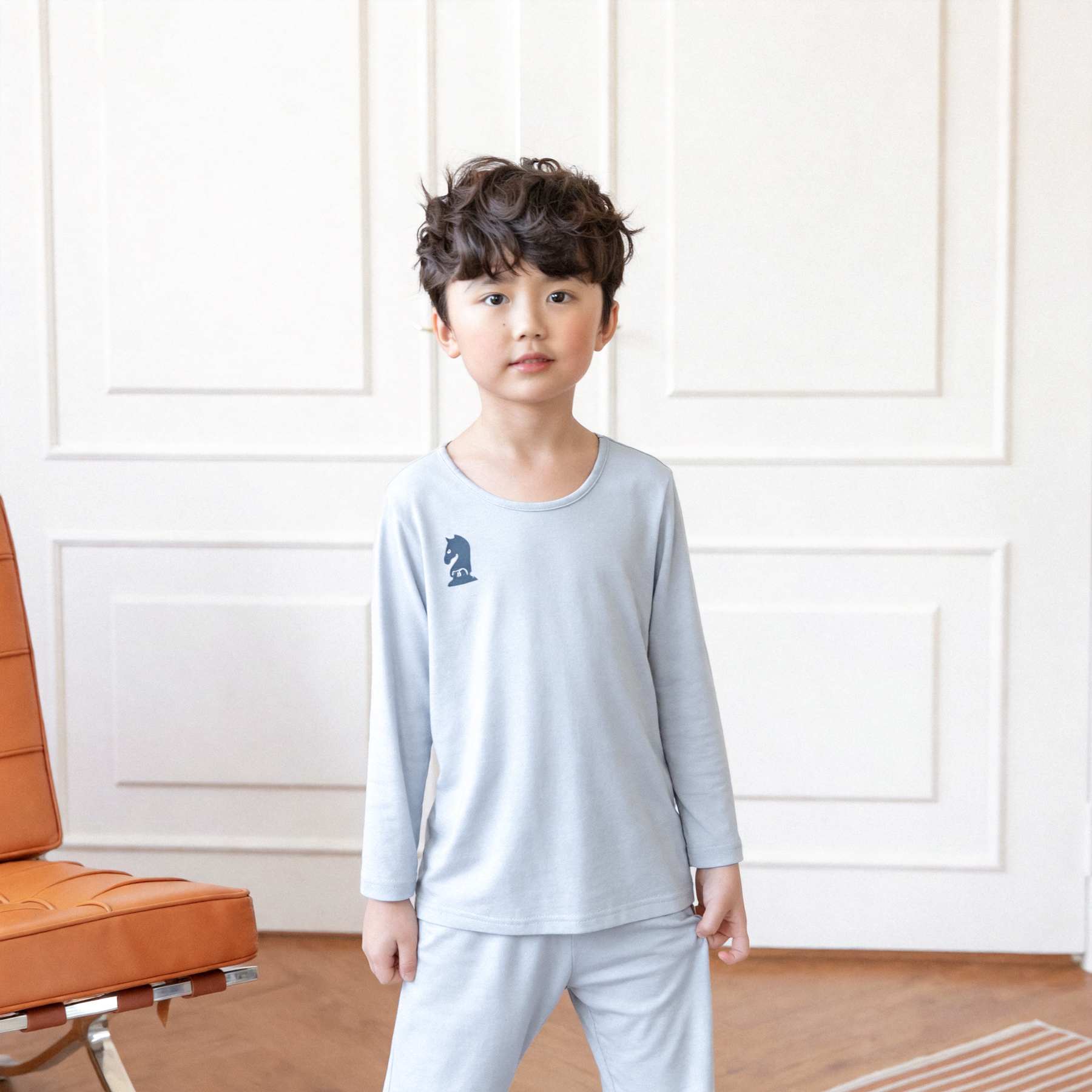 【丝麻棉 长袖套】韩国moimoi末一末一春夏家居服套装