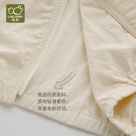 拉比童衣夏趣野防晒连帽外套j6LZAC102001 商品图8