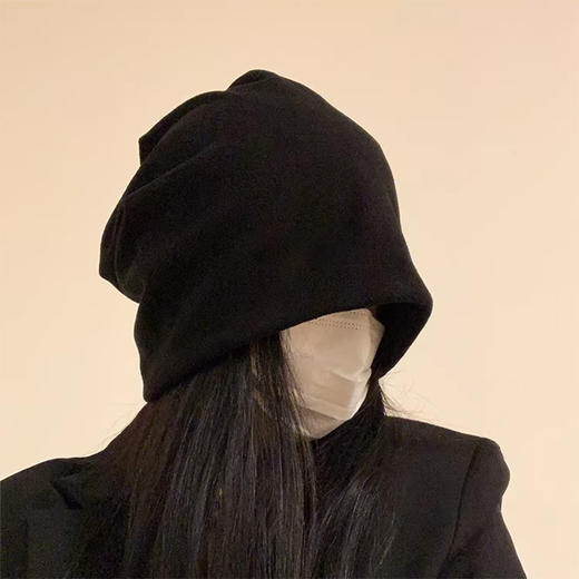 裁缝学苑AH138堆堆帽纸样女装帽头套月子帽显脸小针织帽子样板 商品图2