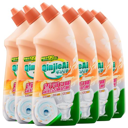 芊洁净 洁厕剂 （白桃味/柠檬味）700ml*6 6973025870993-6 商品图1