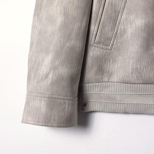 SDSA男装2026新款高贵轻奢休闲风拉链翻领夹克扎染百搭时尚外套 商品图3