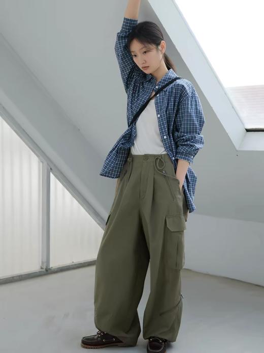 步履不停/5A43141C/春款工装裤阔腿裤 商品图0