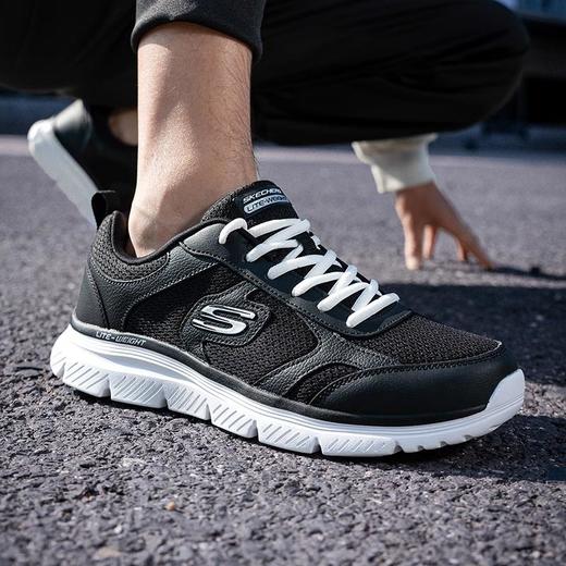 Skechers斯凯奇 男跑步鞋 8790359-BKW 商品图2