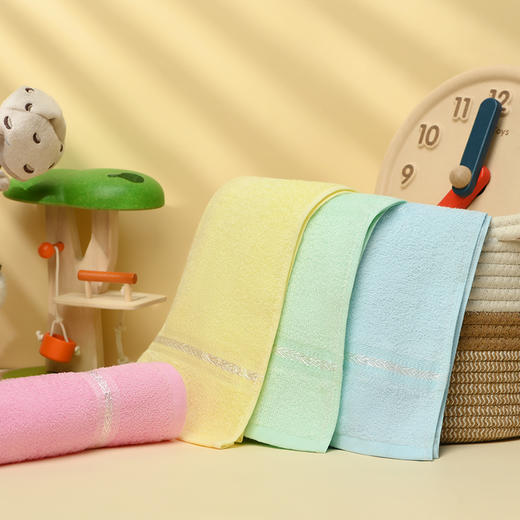 414萃众 亮丽丝柔软毛巾4条装 1930MHLLF 商品图0