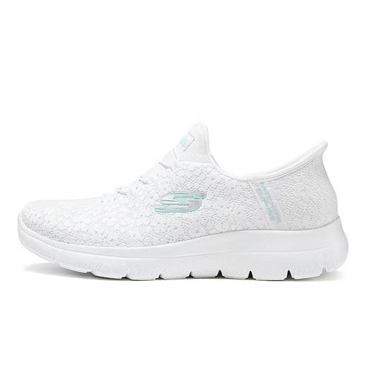 Skechers斯凯奇 女一脚蹬运动休闲鞋 150125-WHT 商品图2