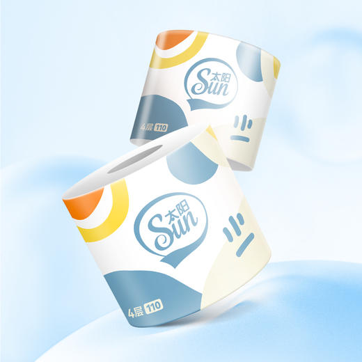 太阳 中顺洁柔有芯卷纸4层110g*10卷 SJ0R110-11X 商品图3