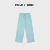 ROMI STUDIO"松弛随性"全棉高密高支纸感阔腿休闲裤 RWDSX62310 商品缩略图3