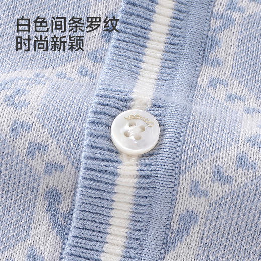 【高定系列】英氏儿童针织衫男童短毛衫外套春夏新款小童毛衫百搭 商品图3