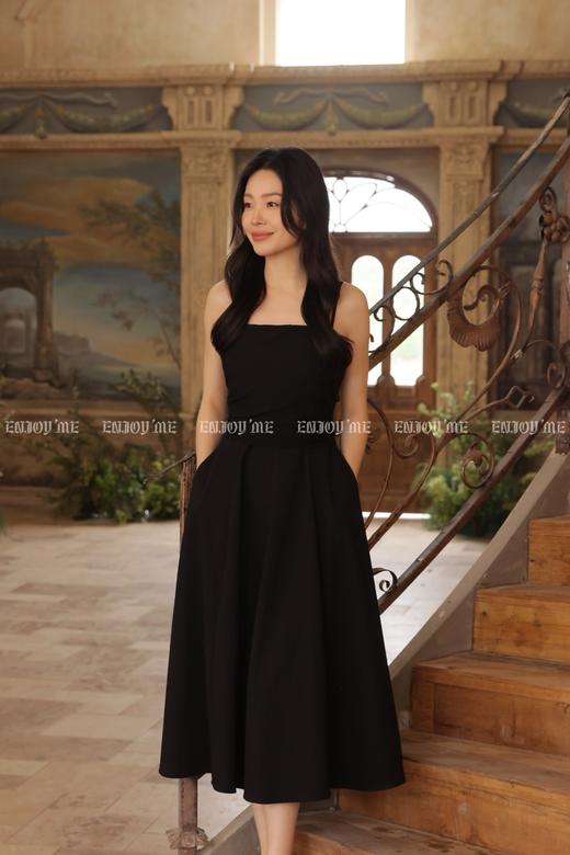 【门店同款】ENJOY夏季网纱多种穿法经典小黑裙 170694421 商品图5