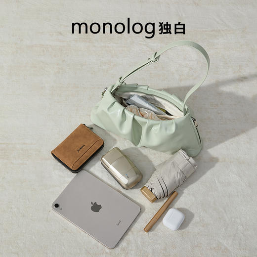 【新品首发】独白X卡拉羊云朵法棍单肩斜挎包日常通勤逛街D4203 商品图8