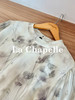 专柜实拍【古风清冷感】拉夏贝尔/La Chapelle含莱赛尔！高级气质圆领后两粒扣水墨画晕染垂感连衣裙 商品缩略图7