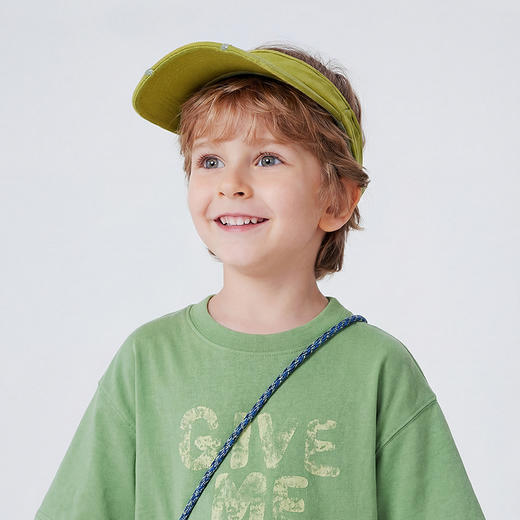 迷你巴拉巴拉男女童短袖T恤雪花复古风格字母图案上衣2026夏新款 商品图4