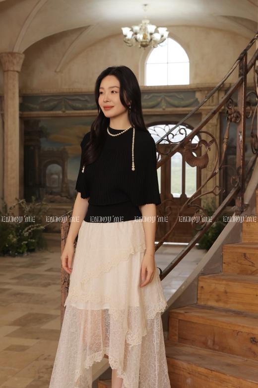 【门店同款】ENJOY夏季不规则蕾丝长半裙 170794114 商品图4