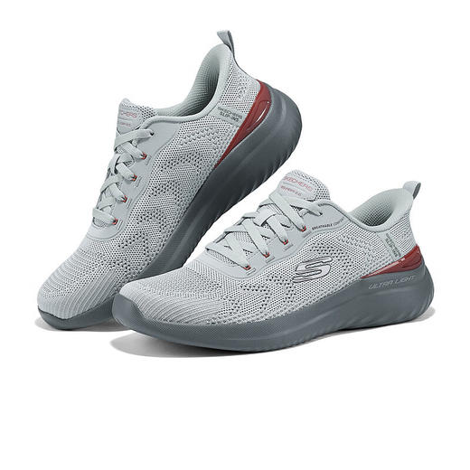 Skechers斯凯奇 男绑带运动鞋 233031-GYRD 商品图3