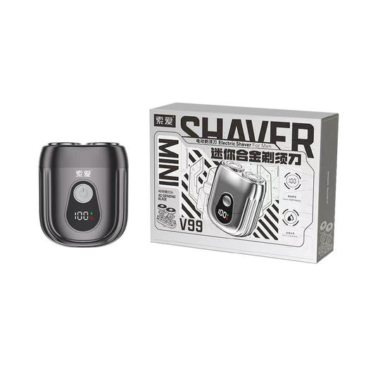 索爱 小水滴电动剃须刀【标配】5W V99 商品图0