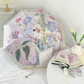 韩国AVRNA 法式高级感碎花 晴雨伞/太阳伞/遮阳伞 晴雨两用 自动款/手动款