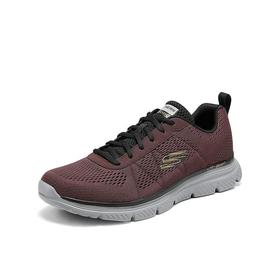 Skechers斯凯奇 男绑带运动休闲鞋 8790206-BURG