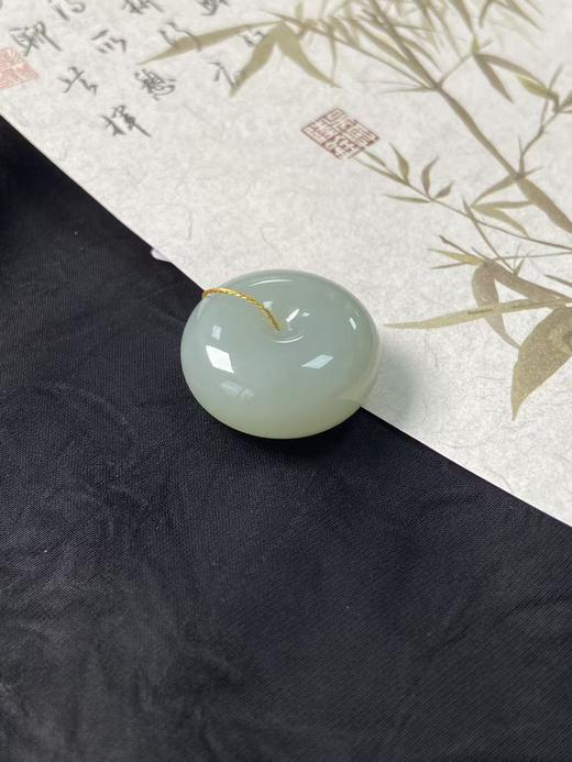 【快抱】【于田产和田玉于田料青白玉平安扣】出证书，发货1~5天，48小时鉴赏期 商品图2