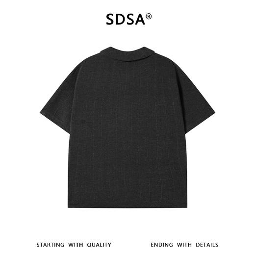 3601SDSA男装2026新款高贵轻奢老钱风纯色polo领针织短袖T恤百搭时尚 商品图1