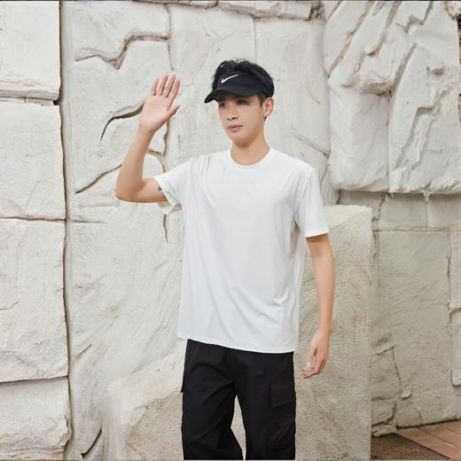 防晒高于标准UPF50+【双色熊情侣面膜短袖】经典黑白双色短袖 原纱型防晒 水洗后依旧防晒  面料细密 触觉冰感爽滑  透气亲肤不闷汗 商品图9