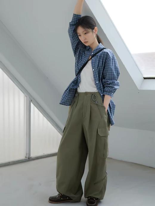 步履不停/6A11304C/复古格纹衬衫 商品图1