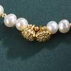 子佩集【两世欢缘】珍珠惜王妃手链【ZZSL021】5.5-6mm珠镀金莲蓬2601 商品缩略图2