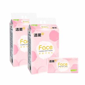 洁柔 粉Face抽纸3层120抽*6包(新旧款式随机) J0R-1206B2S