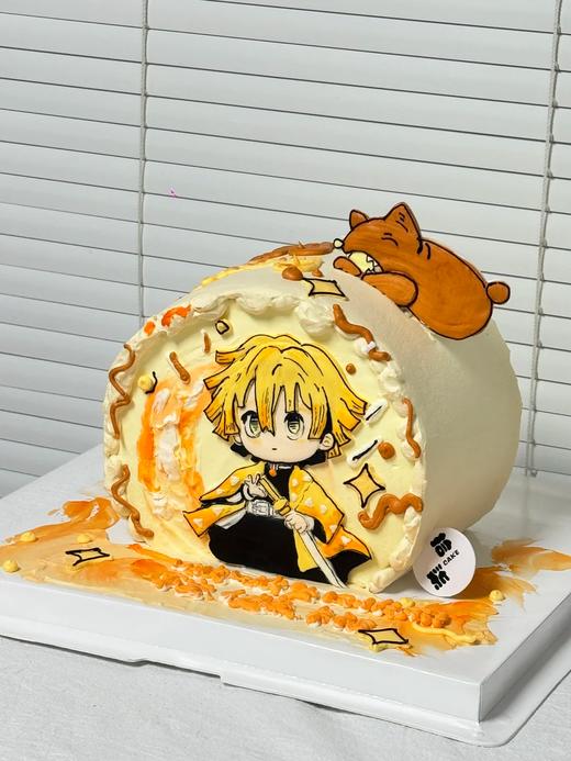 鬼灭之刃卡通蛋糕-低糖处理无添加 商品图0