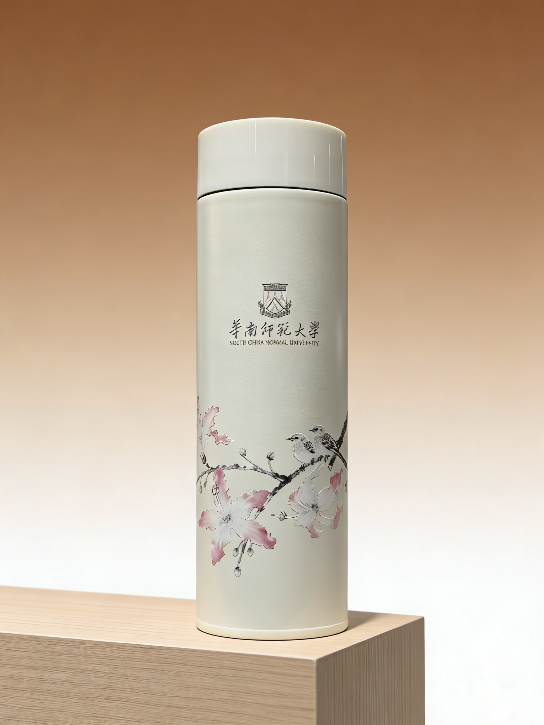 异木棉花鸟保温杯