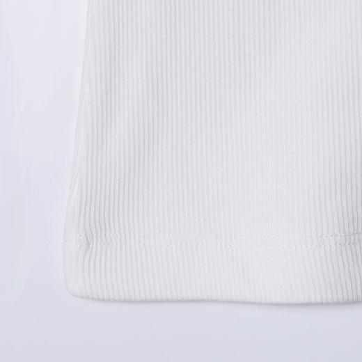 SDSA男装2026新款高贵轻奢潮牌纯色圆领螺纹合身短袖T恤时尚简约 商品图3