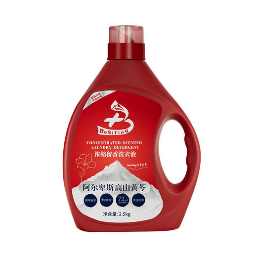 BESITING碧丝汀 阿尔卑斯高山黄芩浓缩留香洗衣液2.5kg 6976409160567 商品图0