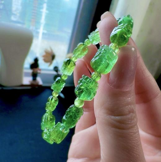 绿貔貅碧玺手串 商品图1