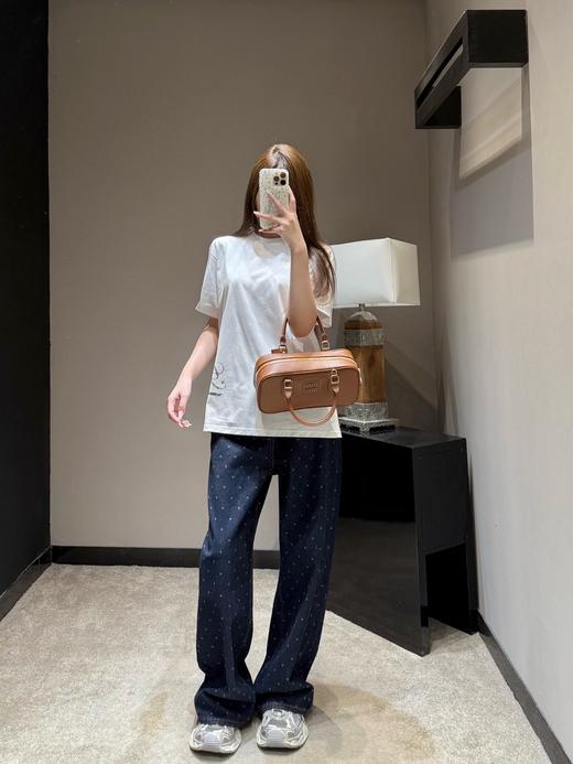 古驰 26Ss春夏新款 简约字母印花圆领短袖T恤（MM） 商品图4