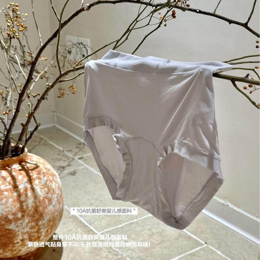 爆款【8条装！春夏新品】 10A柔肌远红山茶养肤内裤 无痕包臀不卡档亲肤透气吸湿女士三角裤 商品图3
