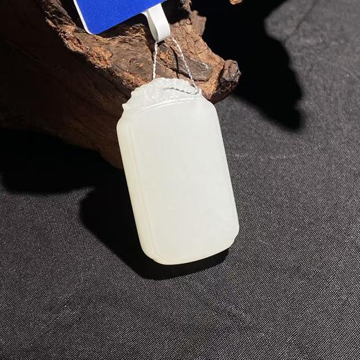 【快抱】【于田产和田玉于田料白玉无事牌 35*19】出证书，发货1~5天，48小时鉴赏期 商品图3