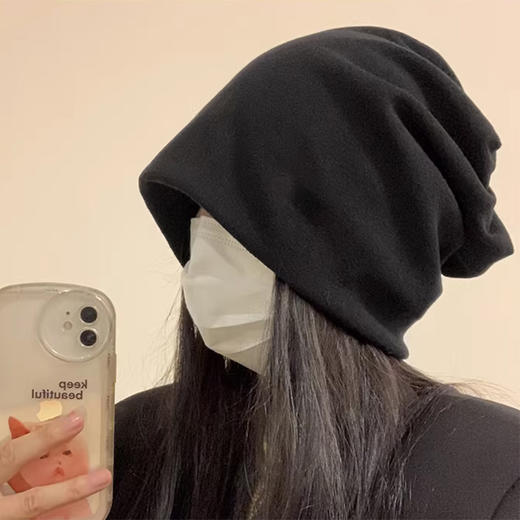 裁缝学苑AH138堆堆帽纸样女装帽头套月子帽显脸小针织帽子样板 商品图4