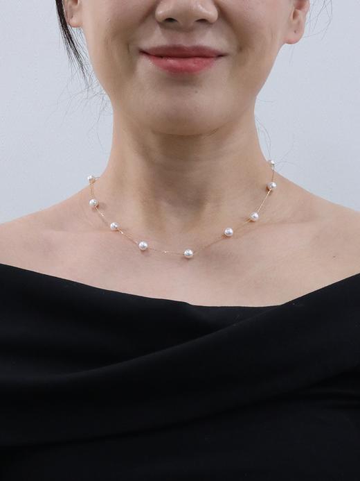 【挚友限定】满天星-18k金akoya珍珠项链 6-6.5mm 商品图1