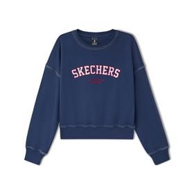 Skechers斯凯奇 女针织套头卫衣 L325W002-002Z