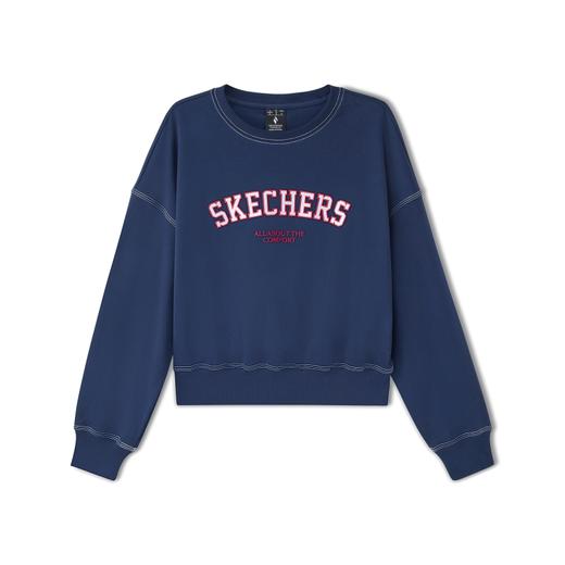 Skechers斯凯奇 女针织套头卫衣 L325W002-002Z 商品图0