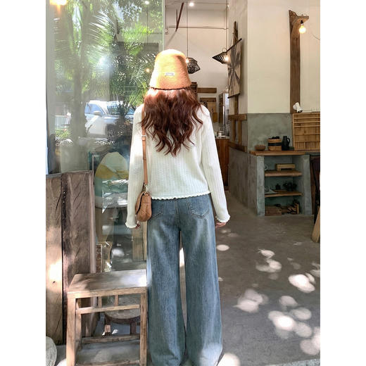 <曾小咸推荐>3.29现货秒杀 ！微信超特价！韩系镂空针织开衫+背心套装 日常199.99 立减110 秒杀89.99！！ 商品图4