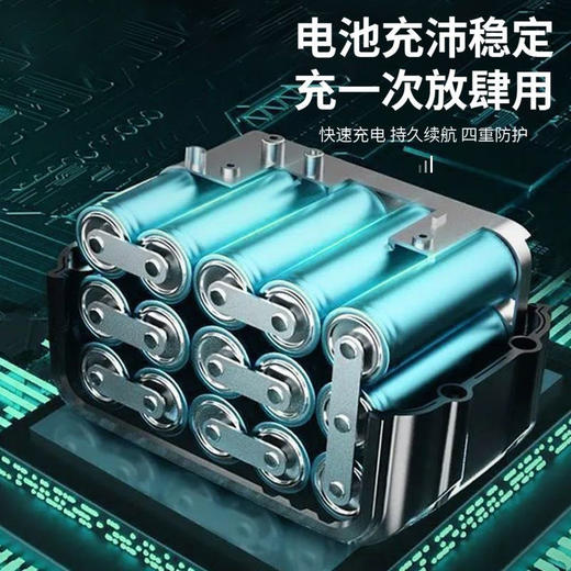 【货号02820】无刷角磨机10节动力电池大功率电池切割机多功能 商品图2