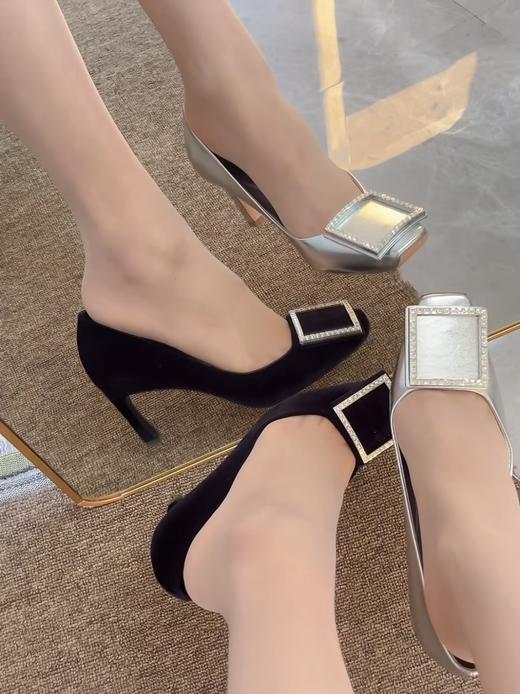 RV 最新trompette钻扣7cm高跟鞋 商品图4