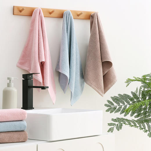 皇后 素色抗菌毛巾1条装 8875L 商品图1