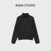 ROMI STUDIO“体感轻盈”醋酸棉舒适薄透高领针织上衣RWDSSU3056 商品缩略图0