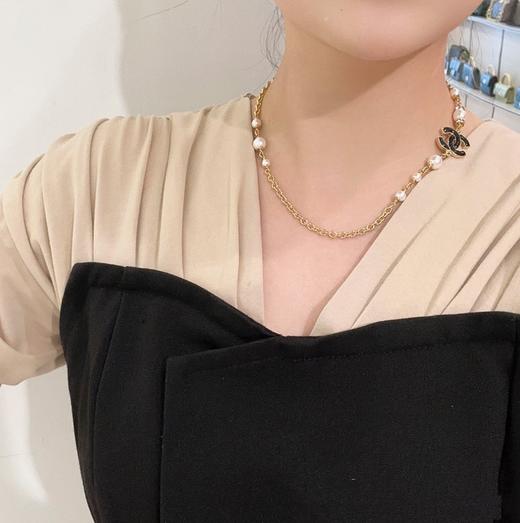 香奈儿 珐琅双c珍珠项链 （XTY） 商品图3