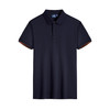 清爽透气下摆开叉短袖POLO衫   HLS-SYK1909# 商品缩略图3