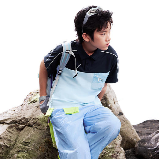 PUMA彪马童装2026夏季新款儿童男童短袖T恤吸湿速干弹力时尚 商品图4