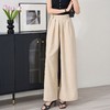 米思阳新款时尚气质宽松阔腿裤休闲显瘦薄款裤子女5T24BH2370 商品缩略图4