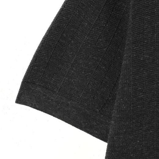 3601SDSA男装2026新款高贵轻奢老钱风纯色polo领针织短袖T恤百搭时尚 商品图4